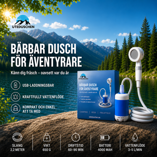 Portabel Vattenpump: Kit med Slang & Munstycke